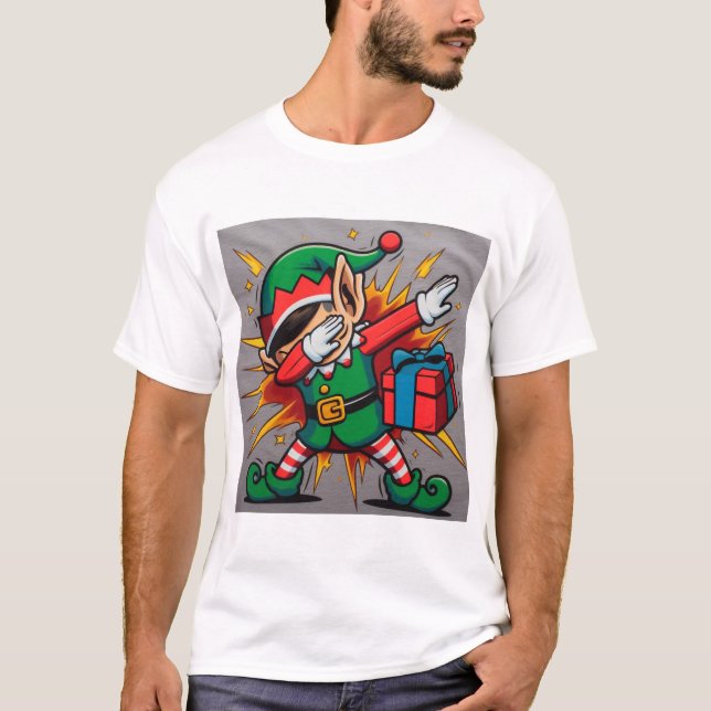 T-shirt Dabbing Elf (Devant)