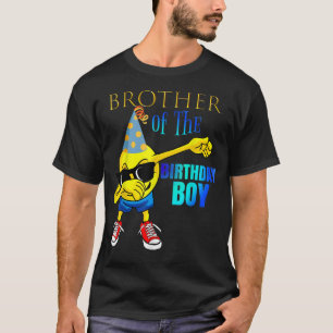 T-shirt Dabbing Emoji BROTHER of Birthday Boy Party tenue