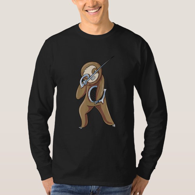 T-shirt Dabbing fencing Dab Dance Fencer (Devant)