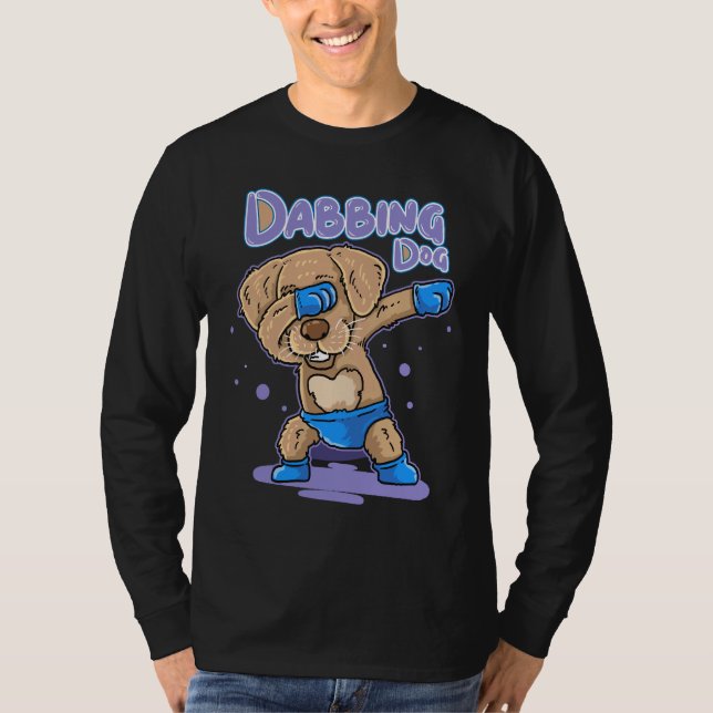 T-shirt Dabbing French Bulldog Funny (Devant)