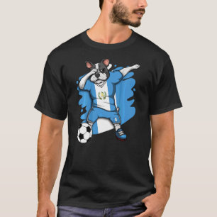 T-shirt Dabbing French Bulldog Guatemala Fan Jersey