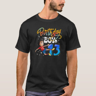 T-shirt Dabbing garçon 13 ans joueur de football 13e anniv