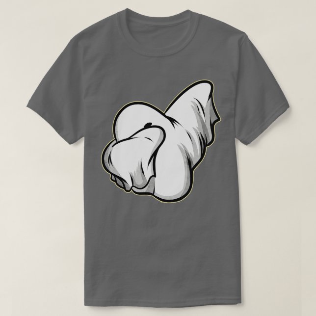 T-shirt Dabbing Ghost sur Halloween (Design devant)