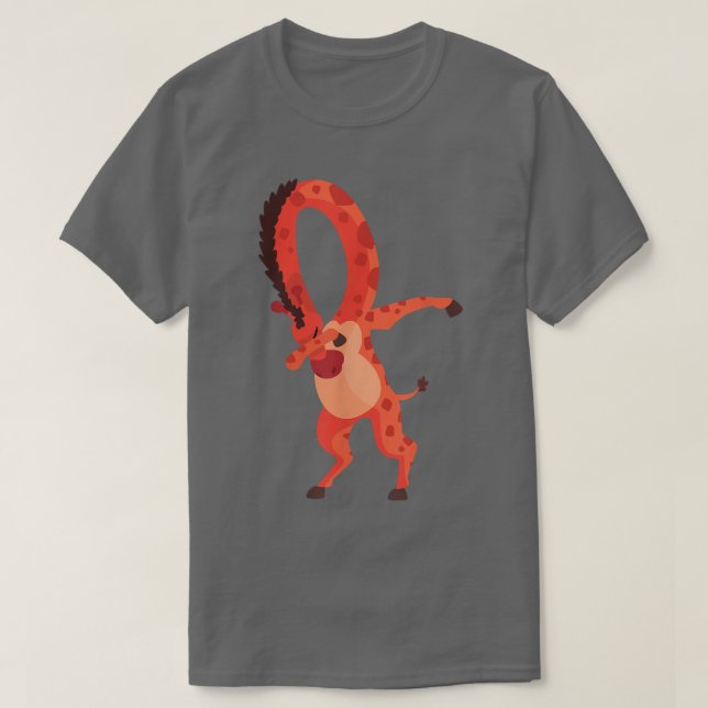 T-shirt Dabbing Giraffe Dancing Anniversaire Cadeau (Design devant)