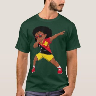 T-shirt Dabbing Girl Papouasie-Nouvelle-Guinée Papouasie-N