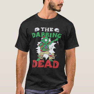 T-shirt Dabbing Halloween Squelette Zombie Citrouille effr