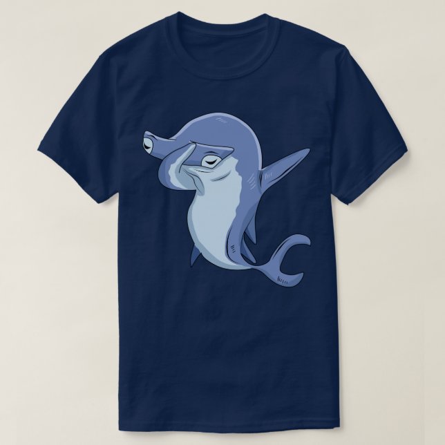 T-shirt Dabbing Hammerhead Vêtements de requin Vêtements d (Design devant)