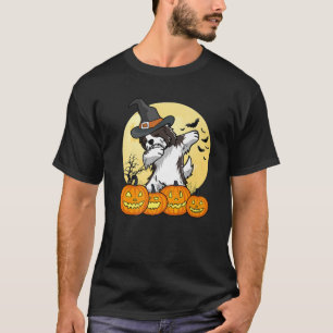 T-shirt Dabbing Havanais Danser Drôle Drôle Chien Hallowee