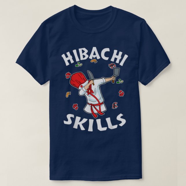 T-shirt Dabbing Hibachi Chef (2) (Design devant)