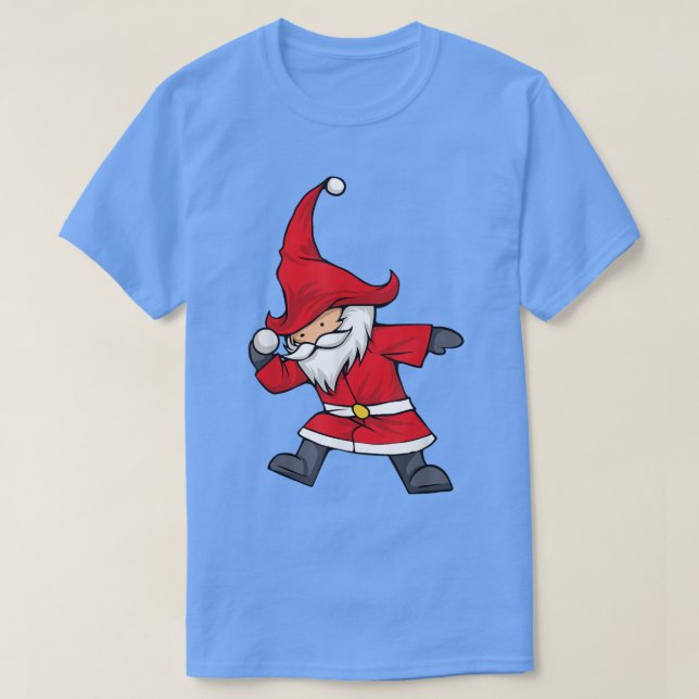 T-shirt Dabbing Holiday Gnome Correspondre Noël Gnomes Lo (Design devant)