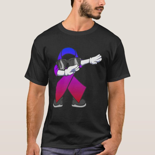 T-shirt Dabbing Inclusion Ribbon Dabbin Dance (Devant)