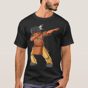 T-shirt Dabbing Indian Funny mignon Danse amérindienne