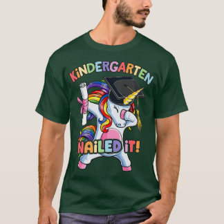 T-shirt Dabbing Kindergarten Unicorn Graduation Class It
