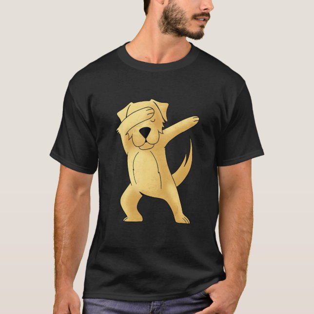 T-shirt Dabbing Labrador Retriever Dog Kids Labrador Lab D (Devant)