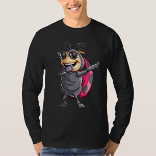 T-shirt Dabbing Ladybug Small Flying Insect Créature Colle