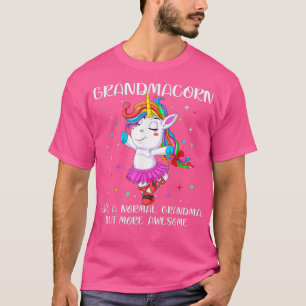 T-shirt dabbing licorn grand-mère grand-mère licorne mère