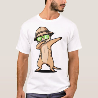 T-shirt Dabbing Meerkat Funny Cute Dab Dance