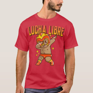 T-shirt Dabbing Meican Luchador Wrestler Lucha Libre