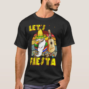 T-shirt Dabbing Mexicaine Poncho Cinco De Mayo Vintage Ret