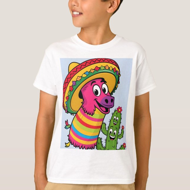 T-shirt Dabbing Mexican Poncho Cinco de Mayo (Devant)