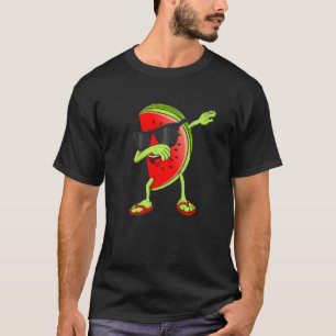 T-shirt Dabbing mignonne Watermelon Femmes Eau Fruit Aimer