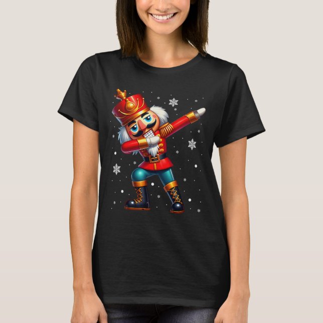 T-shirt Dabbing Nutcracker Christmas Costume Matching Fami (Devant)