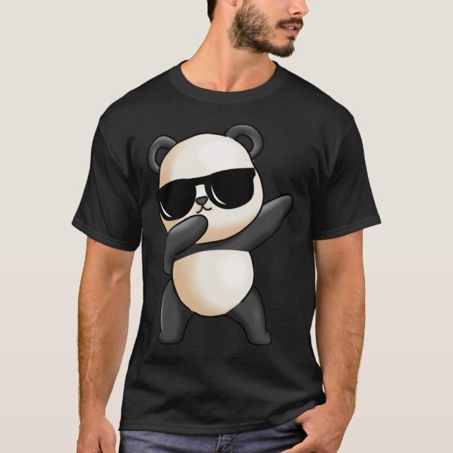 T-shirt Dabbing Panda Animal Mignon Ours Panda Géant Dab D (Devant)