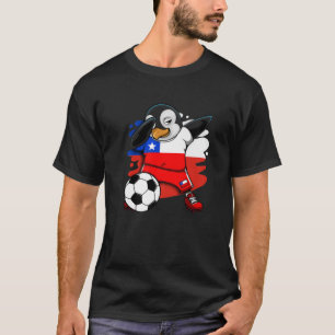 T-shirt Dabbing Penguin Chili Fans de football Jersey Drap