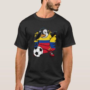 T-shirt Dabbing Penguin Colombia Fans de football Jersey F