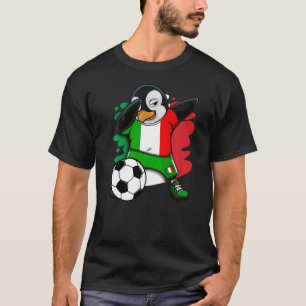 T-shirt Dabbing Penguin Italie Fans de football Jersey Dra