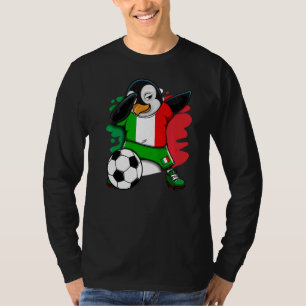 T-shirt Dabbing Penguin Italie Fans de football Jersey Dra