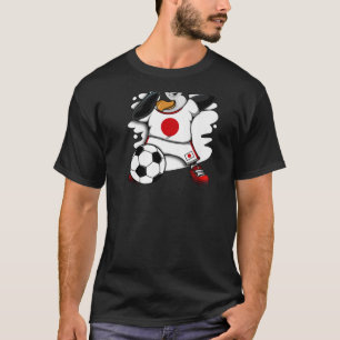 T-shirt Dabbing Penguin Japon Fans de football Jersey Drap