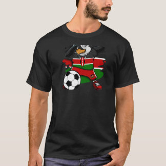 T-shirt Dabbing Penguin Kenya Fans de football Jersey Drap