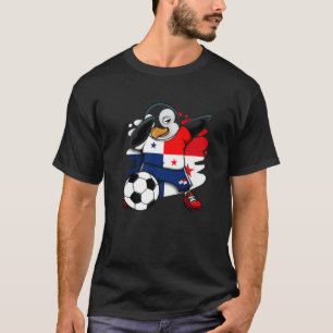 T-shirt Dabbing Penguin Panama Soccer Fans Jersey Football