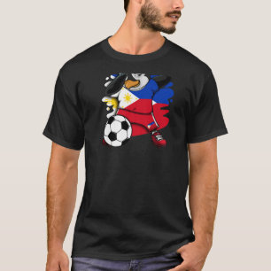 T-shirt Dabbing Penguin Philippines Fans de football Jerse