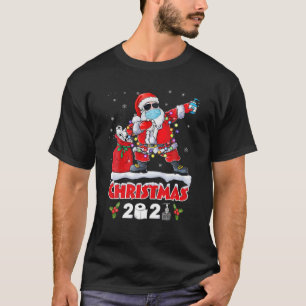 T-shirt Dabbing Père Noël 2021 Noël Dabbing Dab