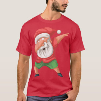 T-shirt Dabbing Père Noël Beach Père Noël Noël En Juillet 