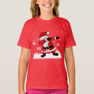 T-shirt Dabbing Père Noël Christmas drôle