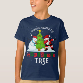 T-shirt Dabbing Père Noël Christmas drôle