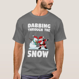 T-shirt Dabbing Père Noël Christmas drôle