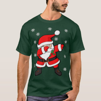 T-shirt Dabbing Père Noël Santa Claus Funny Christmas Prem