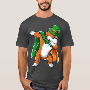 T-shirt Dabbing Pitbul Irish Leprechaun Jour de la Saint P
