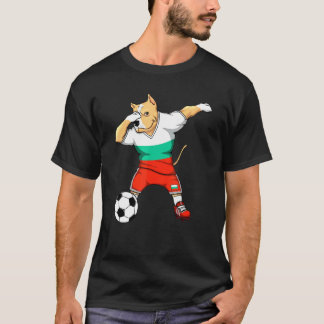 T-shirt Dabbing Pitbull Dog Bulgaria Soccer Fans Jersey Fo