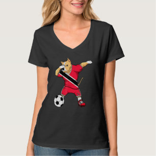 T-shirt Dabbing Pitbull Trinité-Et-Tobago Fans De Football