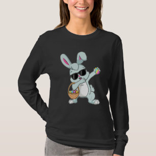 T-shirt Dabbing Rabbit Oeufs de Pâques Bunny Dabbing Garço