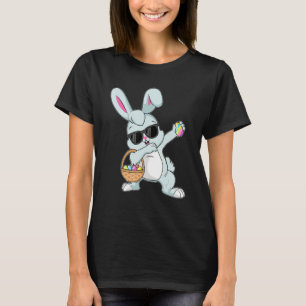 T-shirt Dabbing Rabbit Oeufs de Pâques Bunny Dabbing Garço