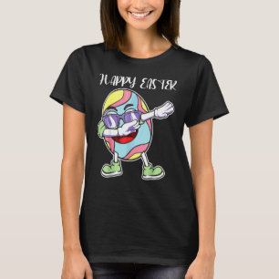 T-shirt Dabbing Rabbit Oeufs de Pâques Bunny Dabbing Garço