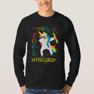 T-shirt Dabbing Ready To Rock Kindergarten Unicorn 1er Jou