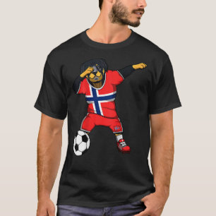 T-shirt Dabbing Rottweiler Norvège Fans de football