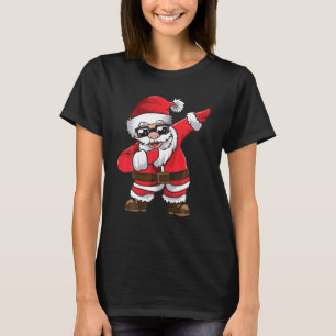 T-shirt Dabbing Santa Claus Noël Dab Dance Noël Dance Noël